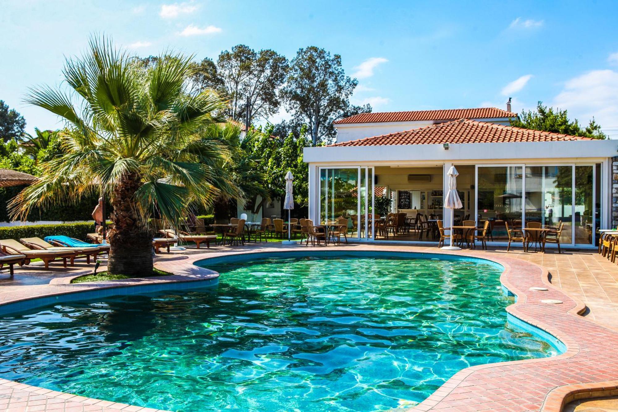 Ostria Aparthotel Agia Paraskevi  Ngoại thất bức ảnh